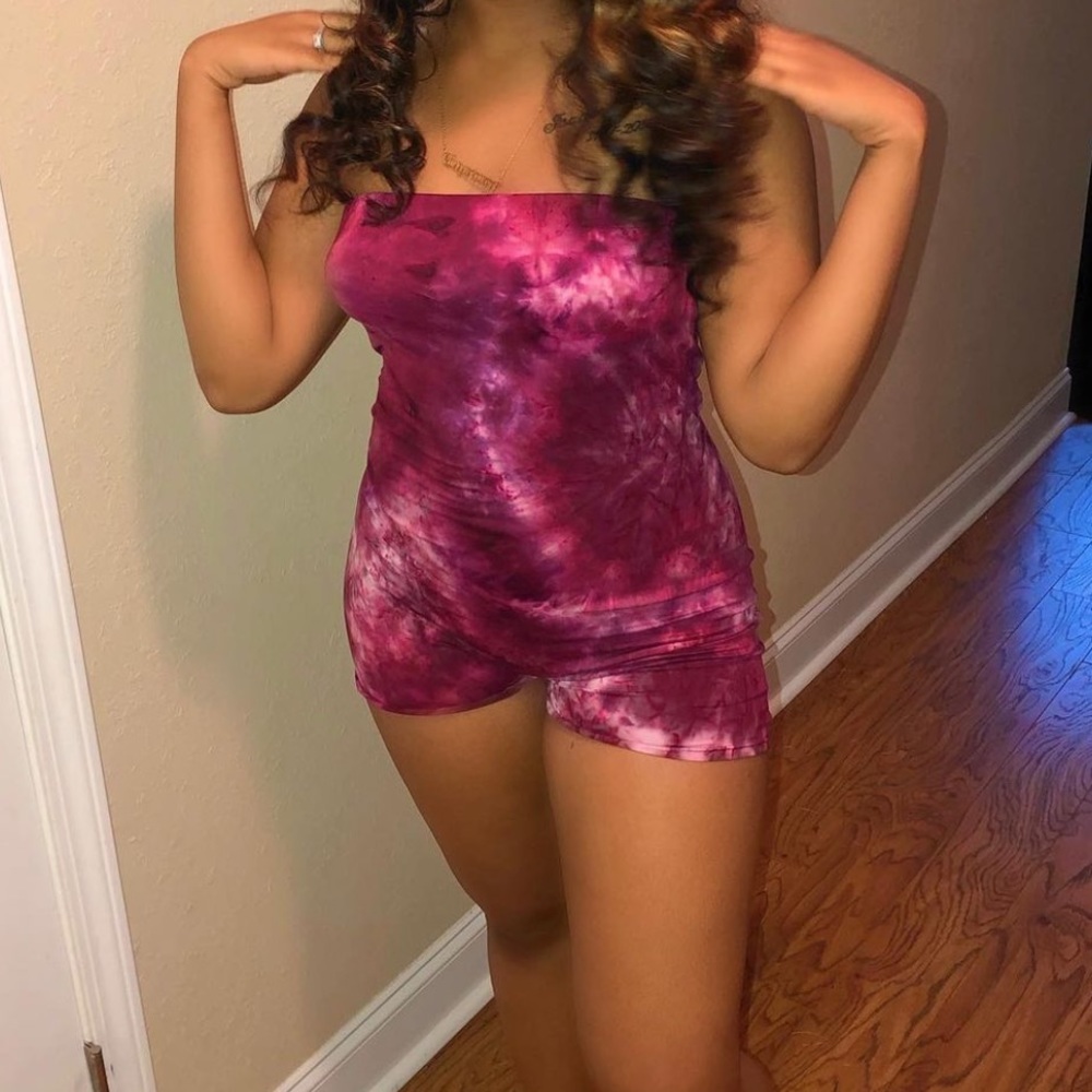 Fashionnova tie-dye romper